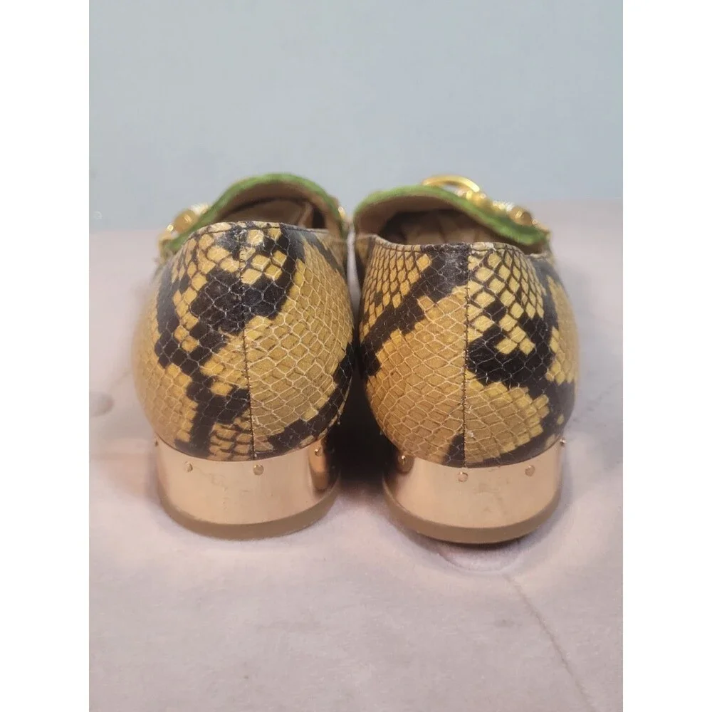 Tory Burch Jessa Loafer Velvet with Snake sz 6